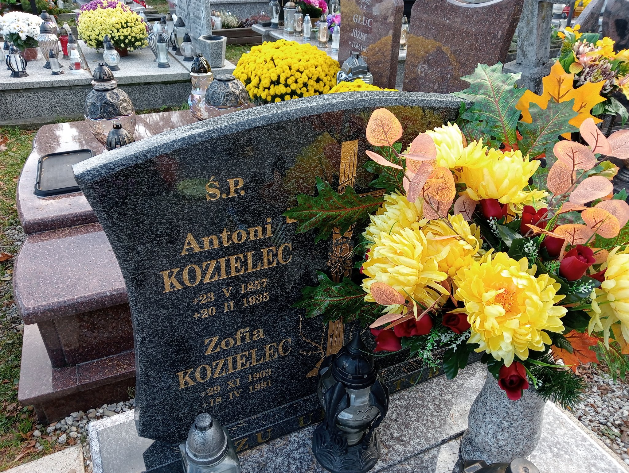 Antoni Kozielec  1857 Krościenko nad Dunajcem - Grobonet - Wyszukiwarka osób pochowanych