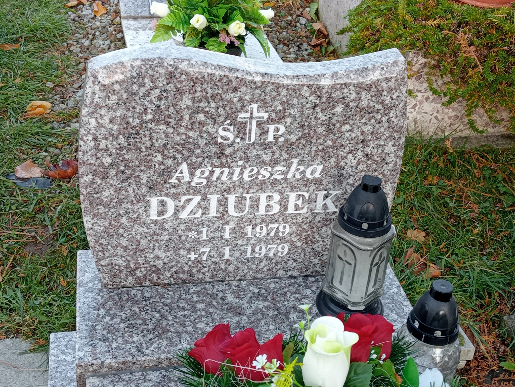 Agnieszka Dziubek  1979 Krościenko nad Dunajcem - Grobonet - Wyszukiwarka osób pochowanych