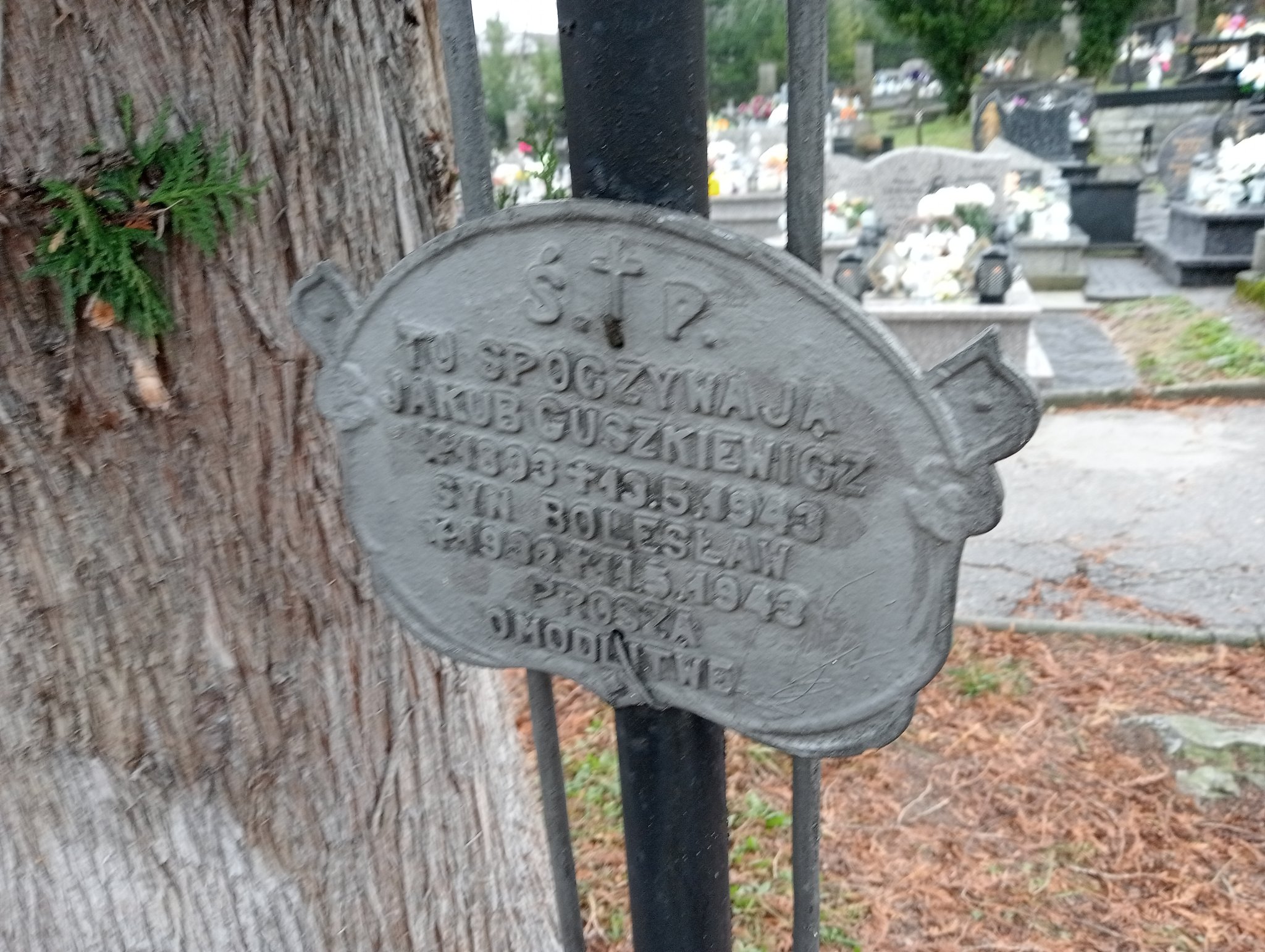 Jakub Guszkiewicz 1892 Krościenko nad Dunajcem - Grobonet - Wyszukiwarka osób pochowanych